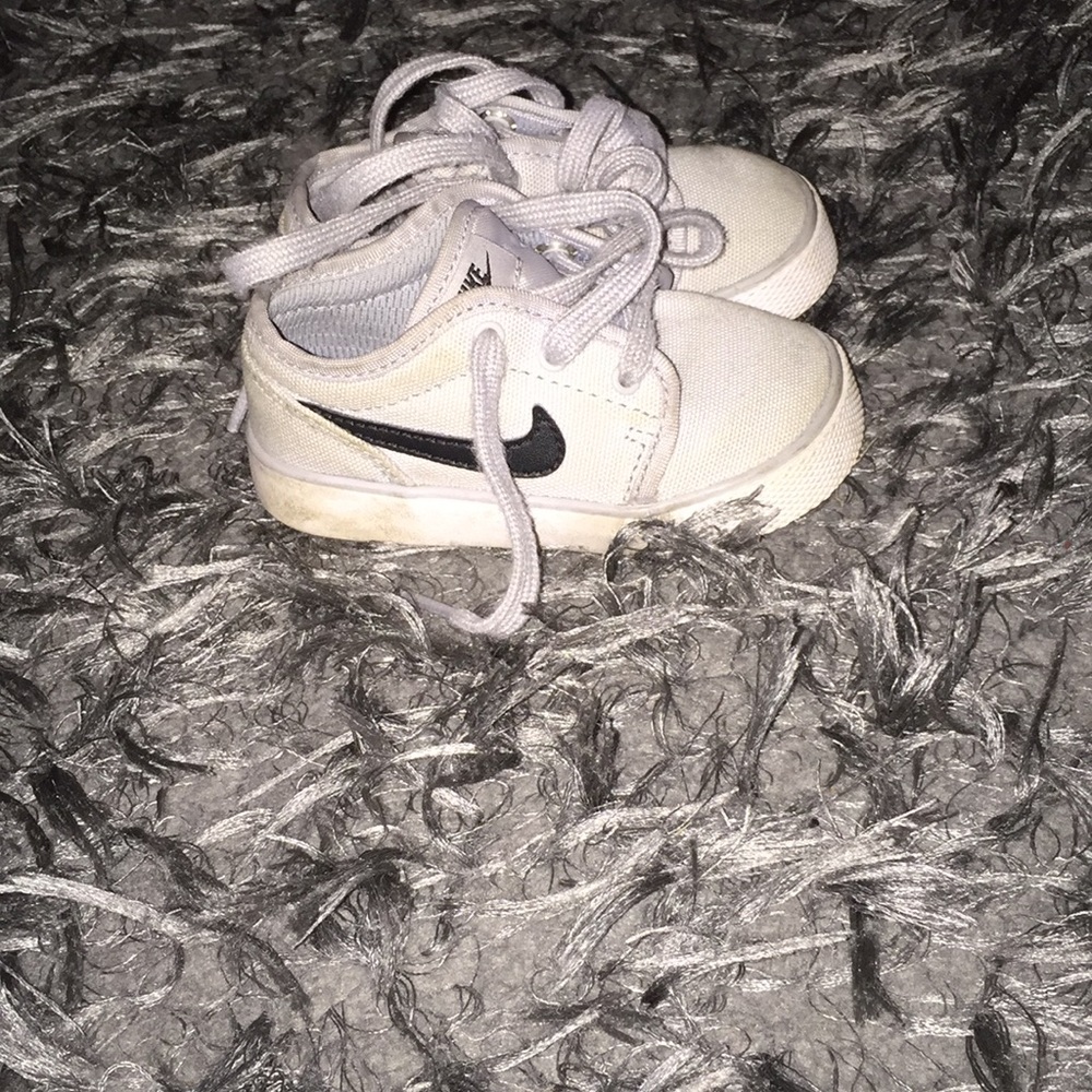 Grey Nike low top sneakers
